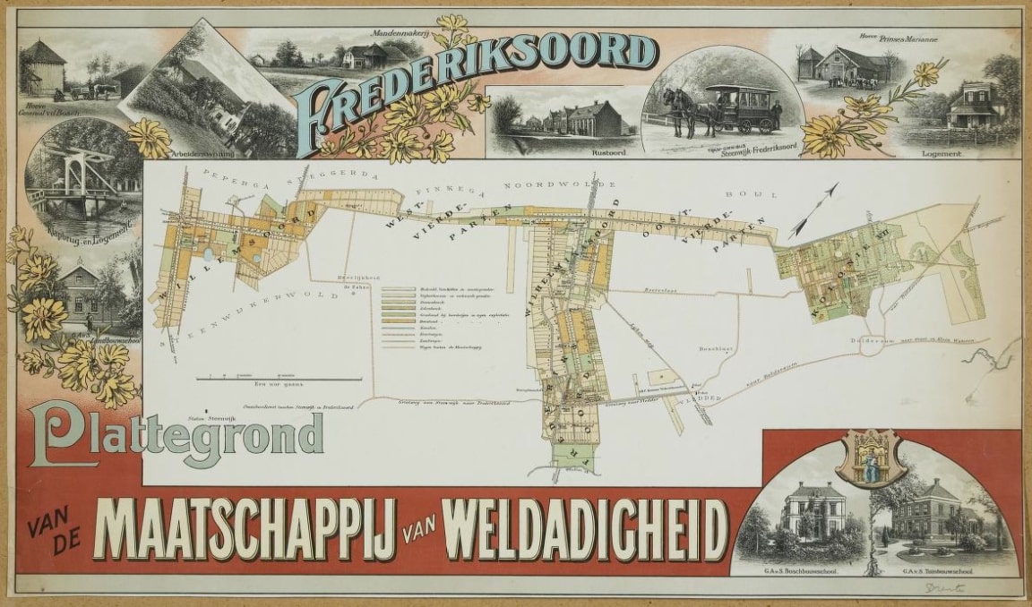 Maatschappij van Weldadigheid Plattegrond